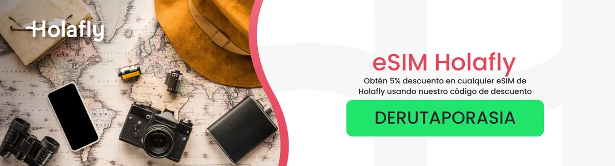 Descuento eSIM Holafly para lectores de De Ruta Por Asia